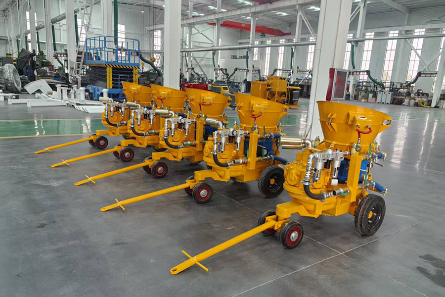 shotcrete gunite machine in Mexico
